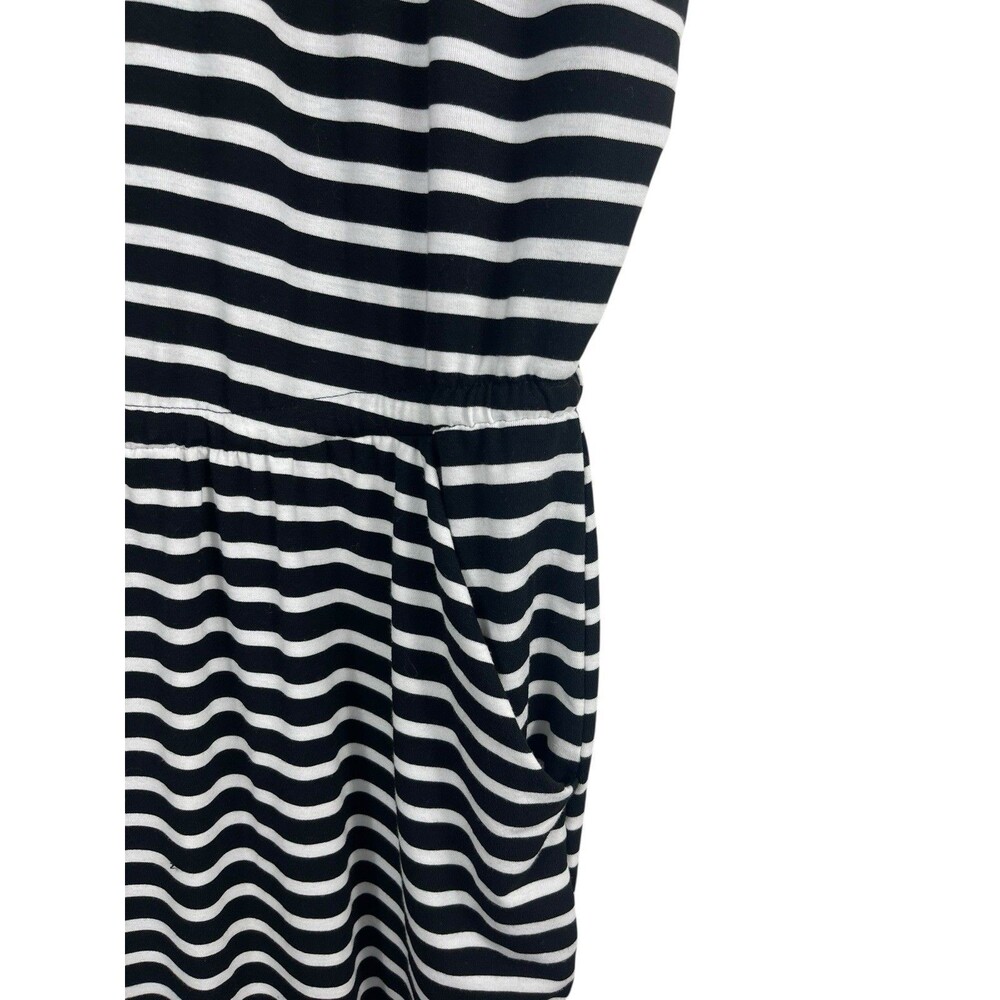 Torrid Stripe Jersey Knit Cross Back Short Sleeve Drawstring Waist 4x Dress - Picture 3 of 14